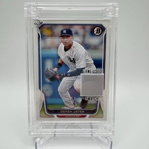 DEREK JETER 2022 Jersey Fusion Card 2003 Game Used Patch Swatch MLB New York - Picture 1 of 6