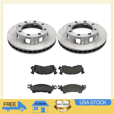 Rotores de freio dianteiro e pastilhas de freio metálicas XH para Chevrolet C30 Pickup 1971-1972 - Imagem 1 de 4