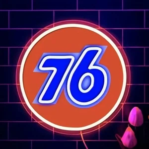 76 Gasoline Neon Sign for Gas Station Led Sign USB - Picture 1 of 2