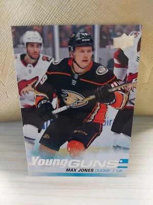 2019-20 Upper Deck Max Jones Young Guns Rookie RC Card Anaheim Ducks - Image 1 of 2