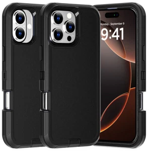 Für iPhone 15 14 13 12 Pro Max Case Hybrid Schwerlast Stoßfest Robuste Abdeckung - Bild 1 von 60