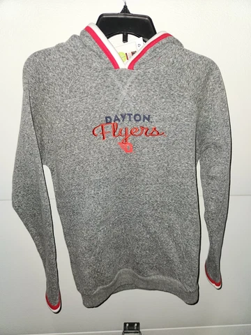 Champion University of Dayton Flyers Men’s Hoodie Gray Size Small NWT Cover