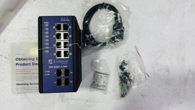 Extreme Networks ISW 8GBP, 4-SFP Industrial Ethernet Switch 16804 - Image 1 of 4
