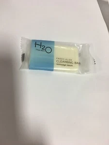 H2O Therapy .5oz. Fresh Aloe Cleansing Soap in Lots of 25 Bars - Picture 1 of 4