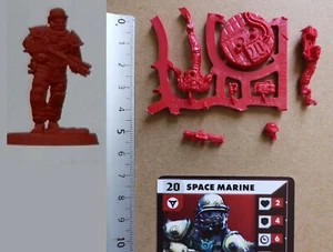 GERMAN SPACE MARINE NR 20 MINIATURE+CARTE EN FRANCAIS/WEIRD WW2/WOLFENSTEIN G791 - Imagen 1 de 1