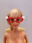 Made For Barbie Or Monster High Doll Red With White Flowers Cat Eye Glasses