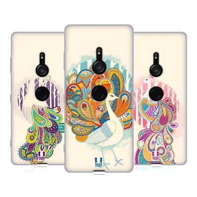 HEAD CASE DESIGNS PAISLEY PEACOCK SOFT GEL CASE FOR SONY PHONES 1 - Image 1 of 4
