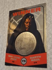 2015 Topps Chrome Star Wars Perspectives Jedi vs Sith Silver Medallion 125/150