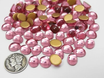 Rose GF (10x8mm) Vintage swarovski 2190/4 RARE Flat Back Stones - Image 1 of 4