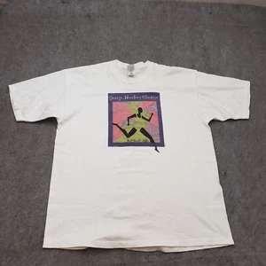VINTAGE George Sheehan Classic Shirt Mens Extra Large White Purple Run Adult - Picture 1 of 14