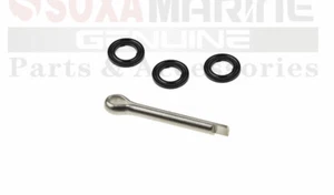 Junta de enchufe de drenaje marino fueraborda Suzuki 09168-10022 con pasador de cotter 09204-03001 - Imagen 1 de 2