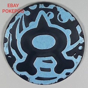 TEAM AQUA 2003 R2 Pokemon Blue Non Holofoil Pog Coin Token Coin Ø 30mm