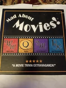 Vintage Mad About Movies!, Trivia Board Game 2001 EUC Complete - Imagen 1 de 11