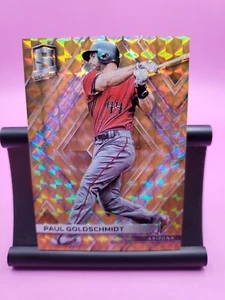 2018 Panini Prizm Paul Goldschmidt Gold Disco RC 3/5 ARIZONA DIAMONDBACKS #65 - Picture 1 of 2