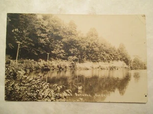 RPPC Real Photo Postcard View from State Road between Jordan  - Picture 1 of 2