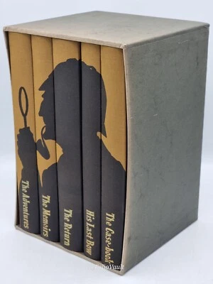 Complete Short Stories of Sherlock Holmes - 5 vol. - Folio Society - 1993 1st ed - Image 1 of 4