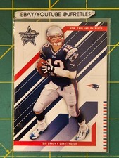 2004 Donruss Playoff Leaf Rookies & Stars Football Card #56 Tom Brady Patriots 
