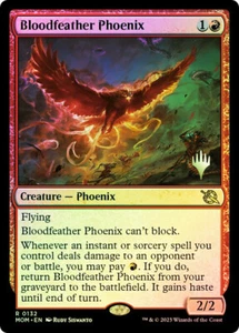 MTG FOIL Bloodfeather Phoenix Promo Pack March of the Machine  - Promo: - Picture 1 of 1