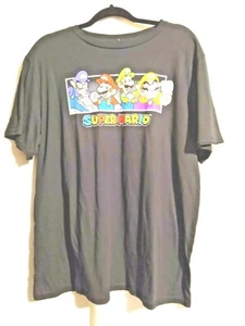 3x Super Mario Bros. T-shirt uomo nera a maniche corte super mario - Foto 1 di 4