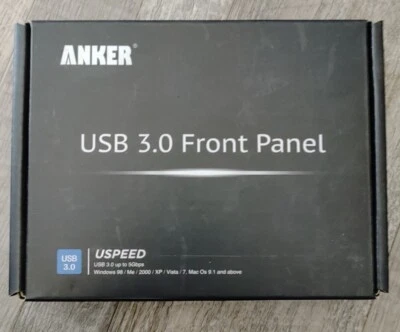 Anker 3.5 inch Front Panel with 2 Uspeed USB 3.0 Ports & 20 Pin Connector - Image 1 of 4