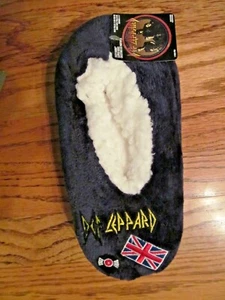 Calcetines con zapatillas DEF LEPPARD con logotipo difusos BABBA ~ Talla S/M (5-7) ~ NUEVOS con etiquetas - Imagen 1 de 1