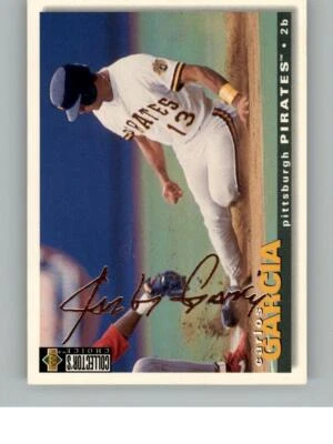 1995 Collector's Choice Carlos Garcia 376    Silver Signature - Image 1 of 2