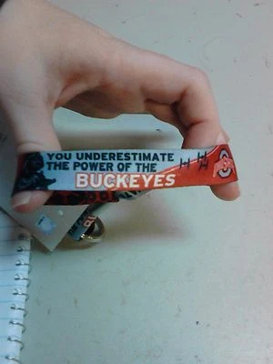 NCAA OHIO STATE BUCKEYES / STAR WARS KEY STRAP WRIST LANYARD KEY CHAIN NEW NWT - Image 1 of 2