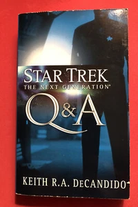 Q&A [Star Trek: TNG] By DeCandido - Signed - PB - VG - 1st Ed - Rare Collectible - Imagen 1 de 6
