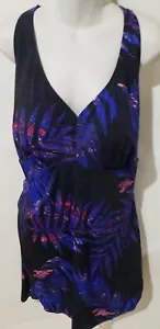 Swimsuits for All Women's Plus Size 24 One Piece Swim Dress Swimsuit Hawaiian - Picture 1 of 10