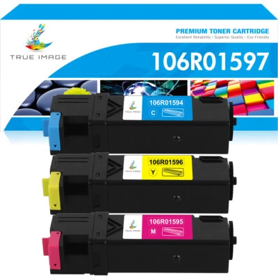 3PK 106R01597 Color Toner Compatible for Xerox High Yield Toner Phaser 6500 6505 - Image 1 of 4