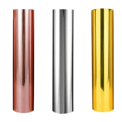 DIY Chrome Adhesive Craft Vinyl Mirror Making Pattern for Cup Car Wrap Decals - Image 1 of 4