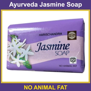 Kräuter Jasmin Aroma Seife Ayurvedisches Parfüm Bade Bar glatte und strahlende Haut - Bild 1 von 4