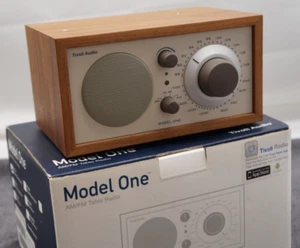 Vintage Tivoli Model One Henry Kloss Analog AM FM Radio Walnut M1CLA Open Box - Picture 1 of 10