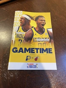 November 15, 2024 Heat At Pacers — Bennedict Mathurin — Game Program - Picture 1 of 2