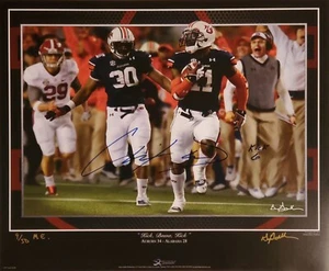Chris Davis Signed 2013 Iron Bowl Auburn Museum Edition Print w/Kick 6 Proof /50 - Picture 1 of 2