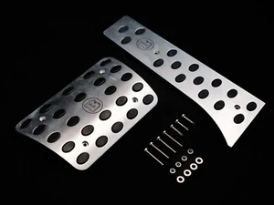 Metal Pedal Covers Set 2 pcs Pedal Pads fit W223 S Class 2020+ E214 GLC EQE EQS - Picture 1 of 6