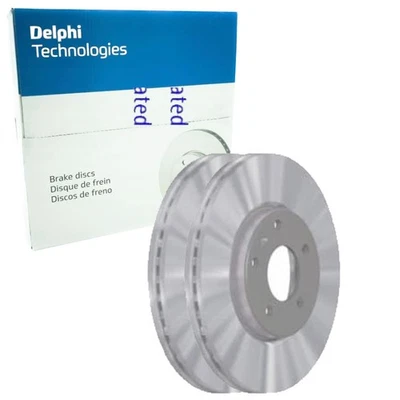 2X DELPHI Dischi Freno 345mm Ventilato Frontale Adatto A Opel Insignia BG9240C - Immagine 1 di 3