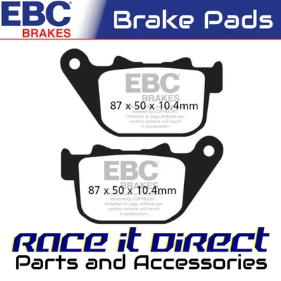 Pastillas de freno traseras para Harley Sportster 1200 L Low XL (CW) 2006 HH EBC Foto 1 de 4