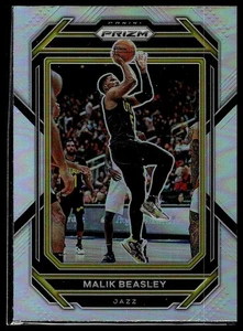 Malik Beasley 2022-23 Panini Prizm VARIANTE PLATA #60 - Imagen 1 de 2