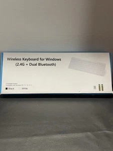 Wireless Bluetooth Keyboard • White • Wireless - Picture 1 of 5