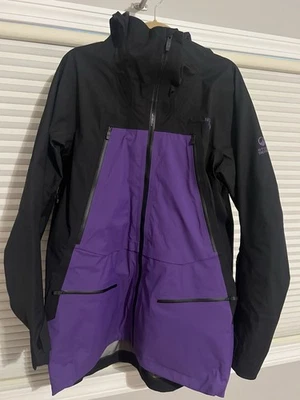 Chaqueta de esquí impermeable The North Face Purist Goretex 3L talla grande negra/púrpura Foto 1 de 4