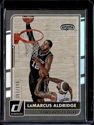 2015-16 Donruss #115 LaMarcus Aldridge Holo /199 Spurs NM-MINT++ - Image 1 of 2