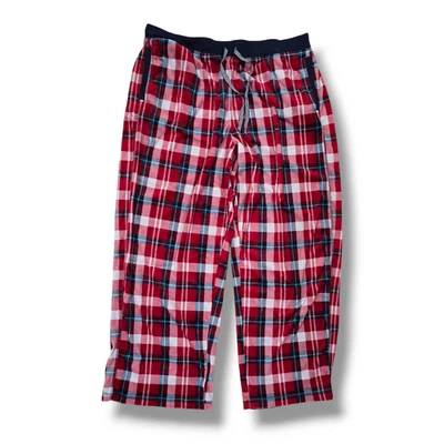 Nautica women's red multicolor plaid soft Pajama pants Loungewear  - xl - Image 1 of 4