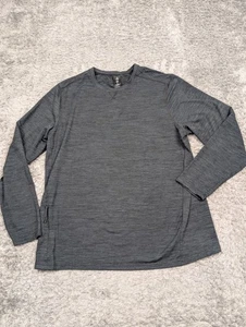 Members Mark Tech Crew Shirt Herren Größe XL grau Langarm Tasche - Bild 1 von 12