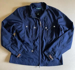 Chaqueta para mujer Ralph Lauren grande azul 100 % poliéster - Imagen 1 de 4