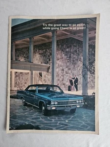 1966 Chevrolet Brochure Mailer Impala SS Biscayne Malibu Chevelle Nova Chevy Vtg - Bild 1 von 8