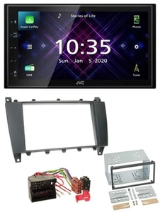 JVC DAB 2DIN MP3 Bluetooth USB Autoradio für Mercedes C-Klasse - Bild 1 von 10