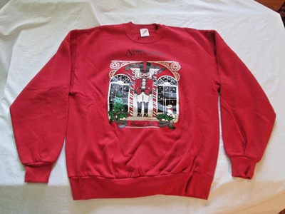 Sudadera The Nutcracker Cleveland Ballet Roja Vintage Unisex Talla L Jerzees EE. UU. Foto 1 de 4