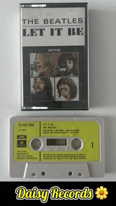The Beatles - Let It Be - 1970 1st UK Cassette w/Yellow Paper Labels TC-PCS7096 - Picture 1 of 10