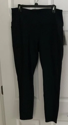 NWT SKECHERS GO WALK WOMENS SIZE XL ATHLETIC LEGGINGS PANTS, BLACK - Image 1 of 4